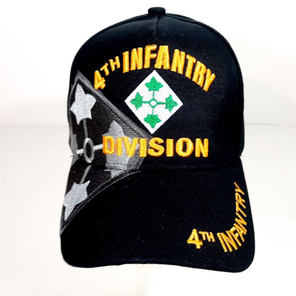 US Army 4th Infantry Division Men's Ball Cap Hat B